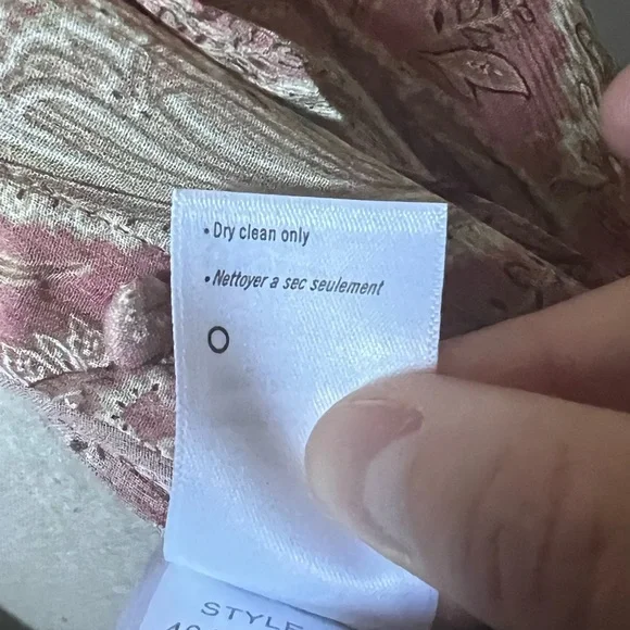 NWT PAIGE Cleobelle Paisley Silk Blouse Size XS - Picture 10 of 16